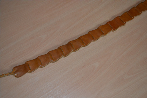 Dámský kožený pásek - 80cm — foto 3