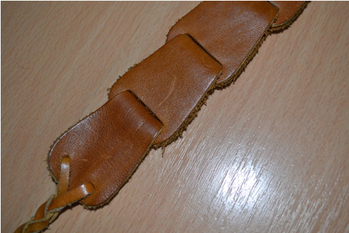 Dámský kožený pásek - 80cm — foto 4