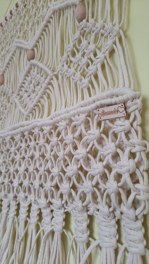 Závěsný macramé kapsář 3 — foto 5