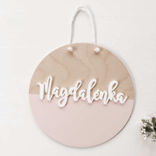 Cedulka se jménem, barva, 3D text — foto 2