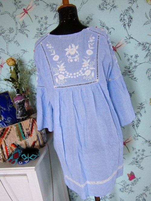 Tunika boho vyšívaná — foto 5