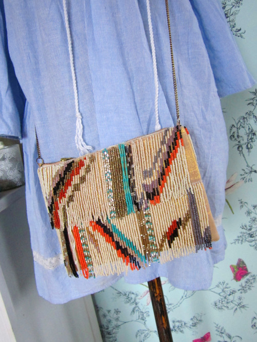 Kabelka boho perličková indiánská — foto 2