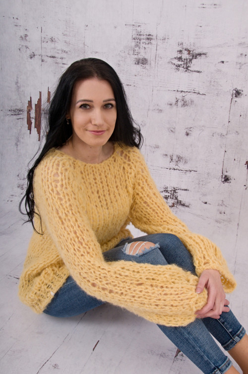 Oversized sveter Lena,alpaca,merino — foto 3