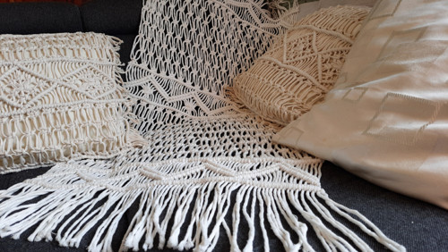 Macramé přehoz — foto 4