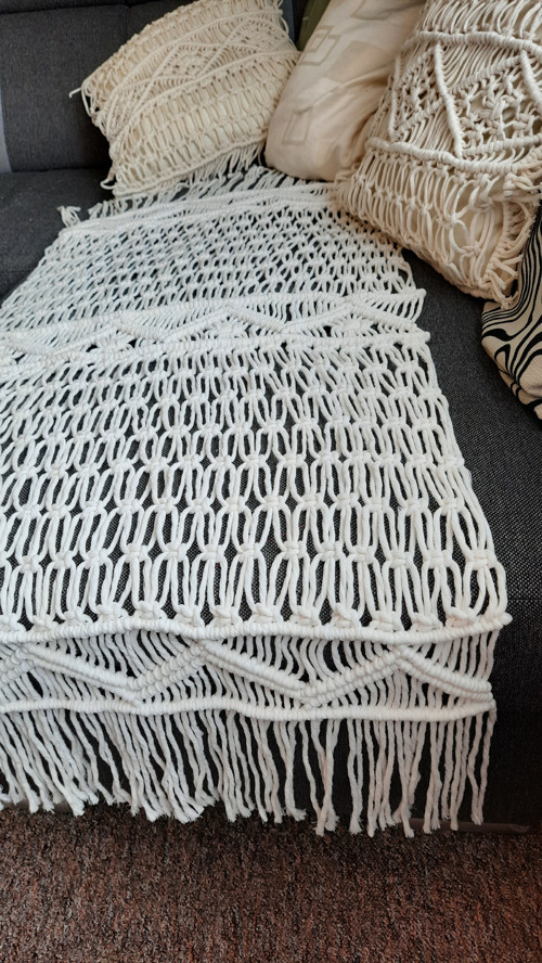 Macramé přehoz — foto 3