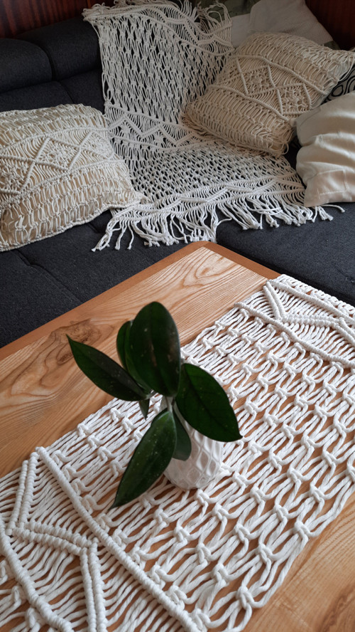 Macramé přehoz — foto 5