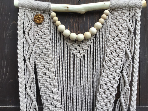 Macrame závěsná dekorace korálky — foto 2
