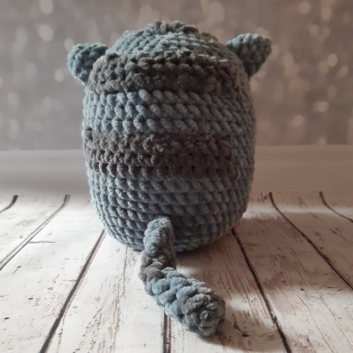 Kočka Pusheen s donutem - Háčkovaná hračka — foto 3