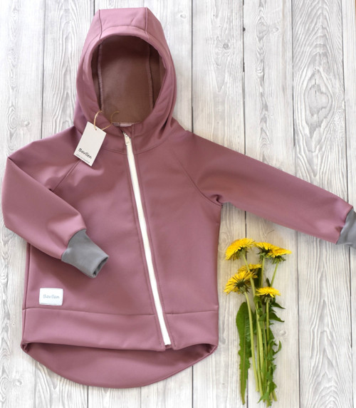 Softshell bunda - lila — foto 2