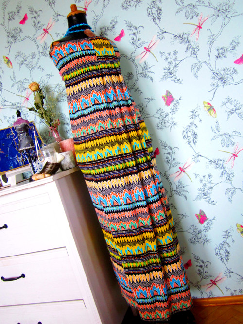 Boho šaty luxusní, vintage značkový model — foto 3