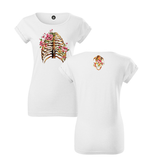 Tričko Floral Skeleton — foto 3