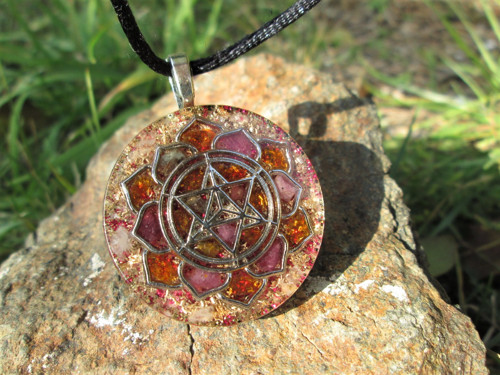 Org. šperk ,,Sri Yantra ochrany " — foto 4