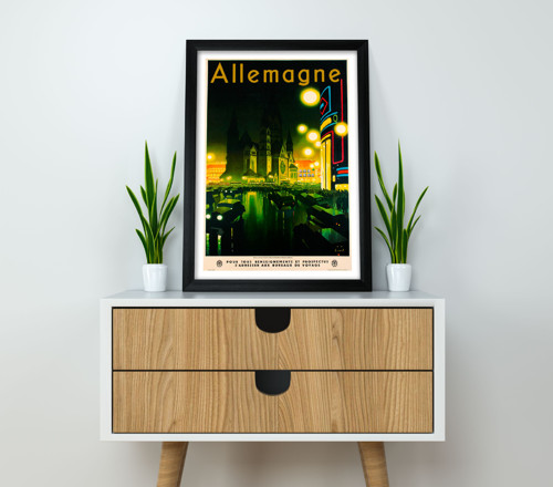 Vintage plakát Berlin Německo — foto 2