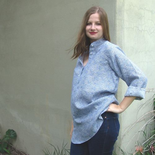 Lněná košile OVERSIZE ČMÁRÁM SI ŘECKO — foto 3