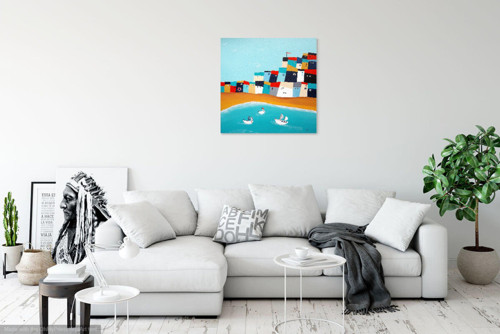 Dancing harbor- 50x50cm — foto 4
