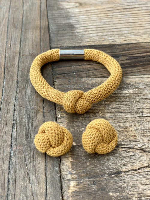 Šňůrové náušnice “Macrame” trochu jinak — foto 4