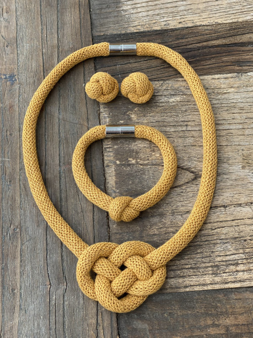 Šňůrové náušnice “Macrame” trochu jinak — foto 6