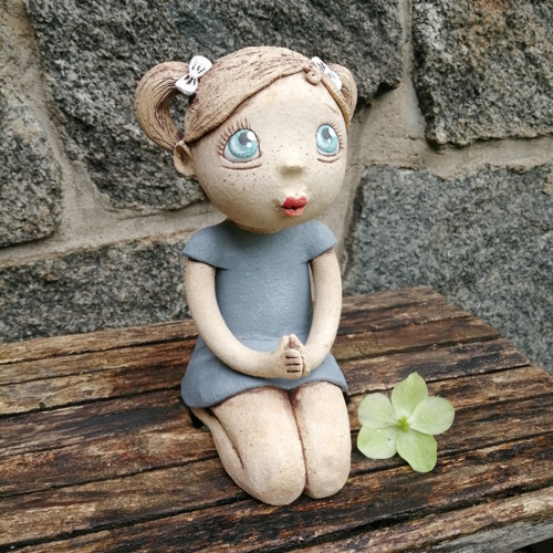 Holčička s culíčky (na objednávku ) — foto 2