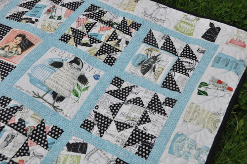 Hřejivá patchwork deka s fleecem III — foto 3
