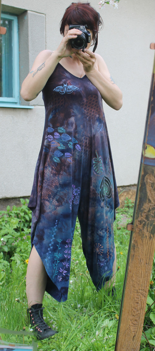 Modrofialový overal velikost 38 — foto 3