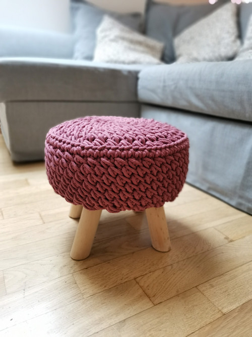 Taburetek mini- Dirty rose — foto 3