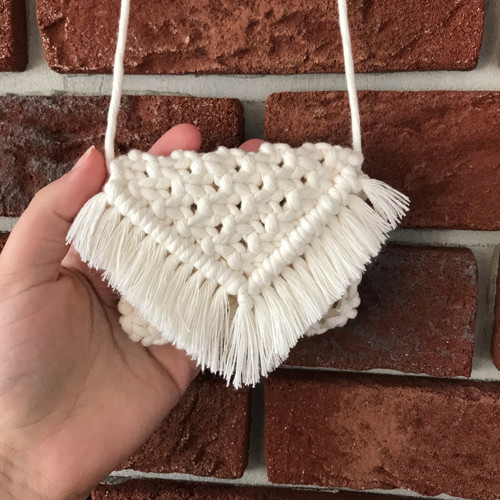 Dětská macrame kabelka - mini — foto 4