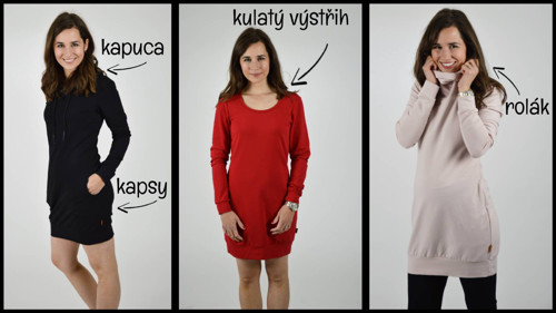 Mikino-šaty SÁRA Černé — foto 6
