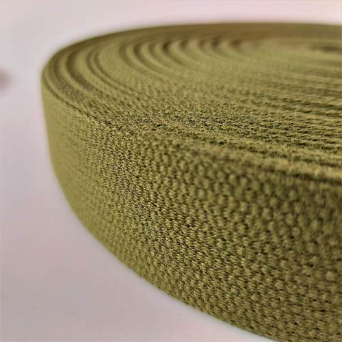 Popruh bavlněný 30mm khaki — foto 3