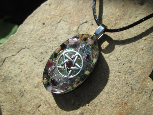 Org. šperk ,, Pentagram energie meridián " — foto 5