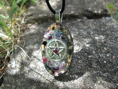 Org. šperk ,, Pentagram energie meridián " — foto 6