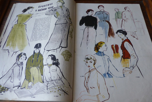 Časopis Móda textil, číslo 9/1953 — foto 3