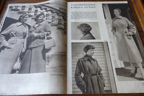 Časopis Móda textil, číslo 10/1953 — foto 3