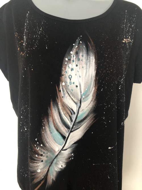 Tričko šaty Pírko — foto 2