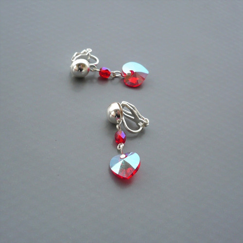 Light siam shimmer effect Swarovski - klipsy — foto 2