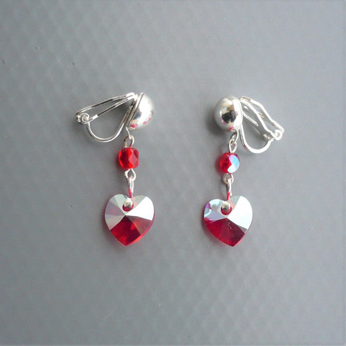 Light siam shimmer effect Swarovski - klipsy — foto 3