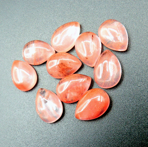 Křišťál 14 x 10 mm * Cherry quartz . — foto 6