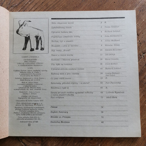 Umění a řemesla 2/1979 — foto 2
