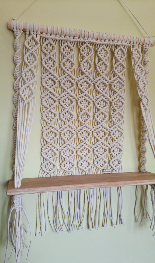 Macramé polička — foto 4