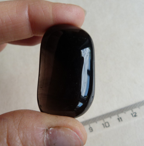 Obsidián kouřový - 4,2 cm — foto 3