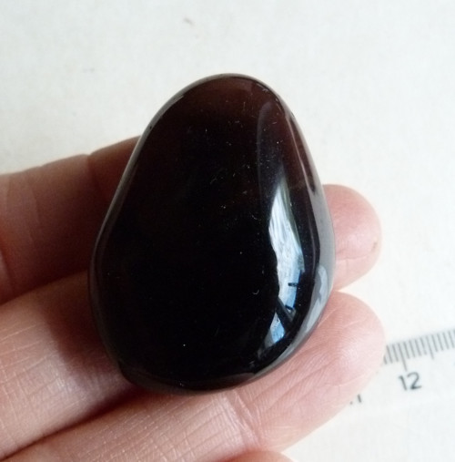 Obsidián kouřový - 4 cm — foto 2