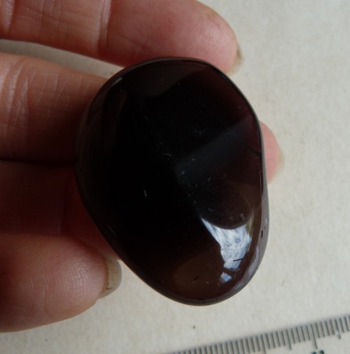 Obsidián kouřový - 4 cm — foto 3