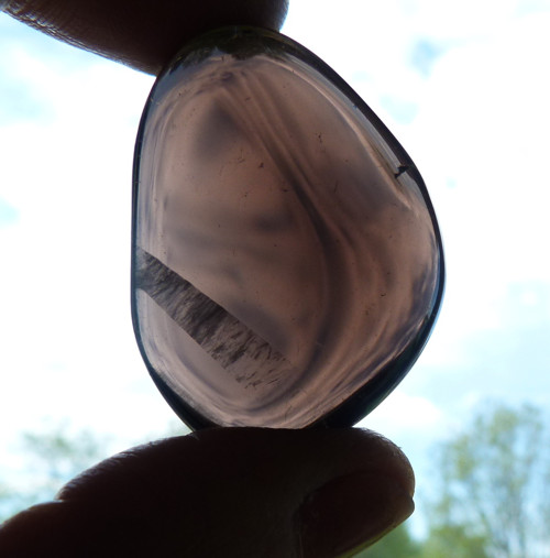 Obsidián kouřový - 4 cm — foto 5