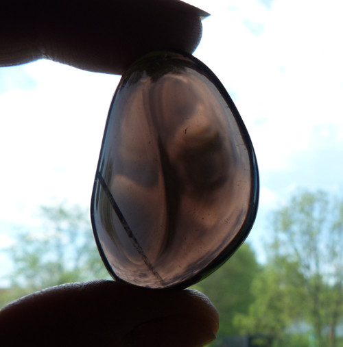 Obsidián kouřový - 4 cm — foto 6