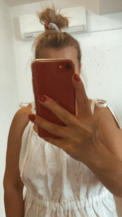Ľanový SET -TOPíK + GAťuše /biela BOTANiCA/ — foto 6