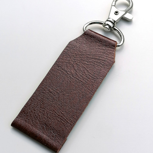 Red Fox-Leather Beaded Keychain — foto 4