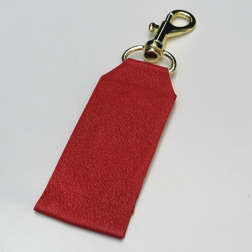Native American-Red Leather Beaded Keychain — foto 5