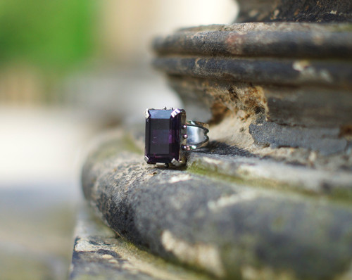 Nerezový prsten...." Deep purple" — foto 2