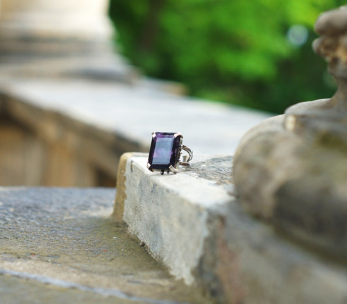 Nerezový prsten...." Deep purple" — foto 4