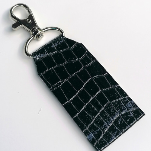 Black Widow/Spider-Leather Beaded Keychain — foto 3