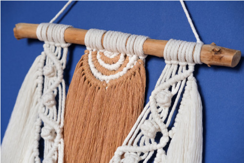 Macrame dekorace na zeď — foto 2